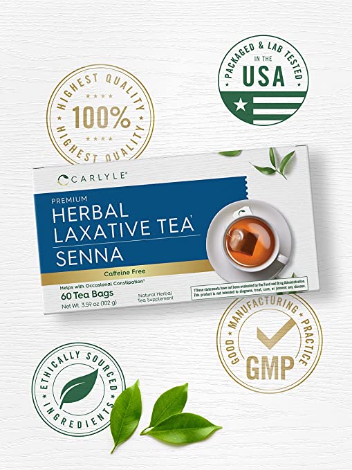 Herbal Laxative Tea | Caffeine Free | 60 Tea Bags