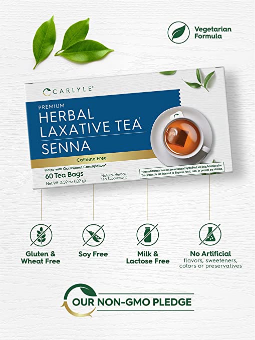 Laxatif Herbal | 60 Sachets de Thé