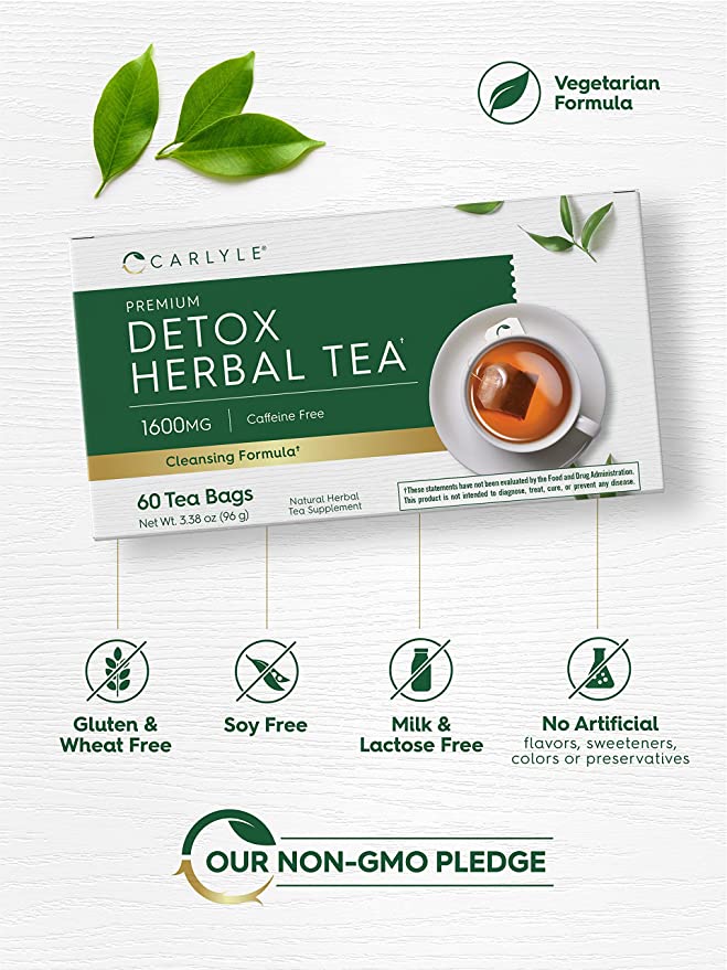 Desintoxicação Herbal | 60 Saquinhos de Chá