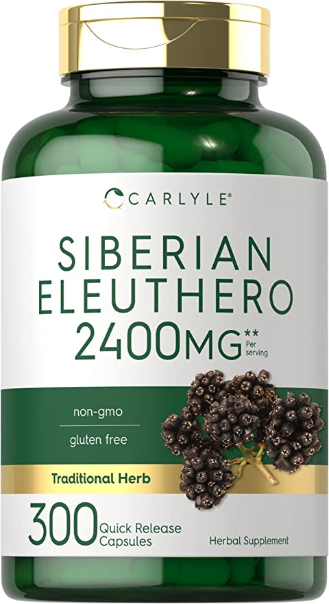 Sibirischer Eleuthero 2400 mg pro Portion | 300 Kapseln