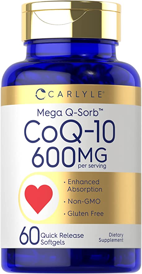 CoQ10 600mg por porción | 60 Cápsulas blandas