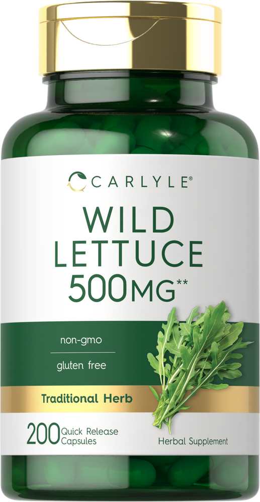Wild Lettuce Extract 500mg |  200 Capsules