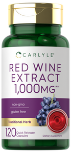 Red Wine Extract 1000mg | 120 Capsules