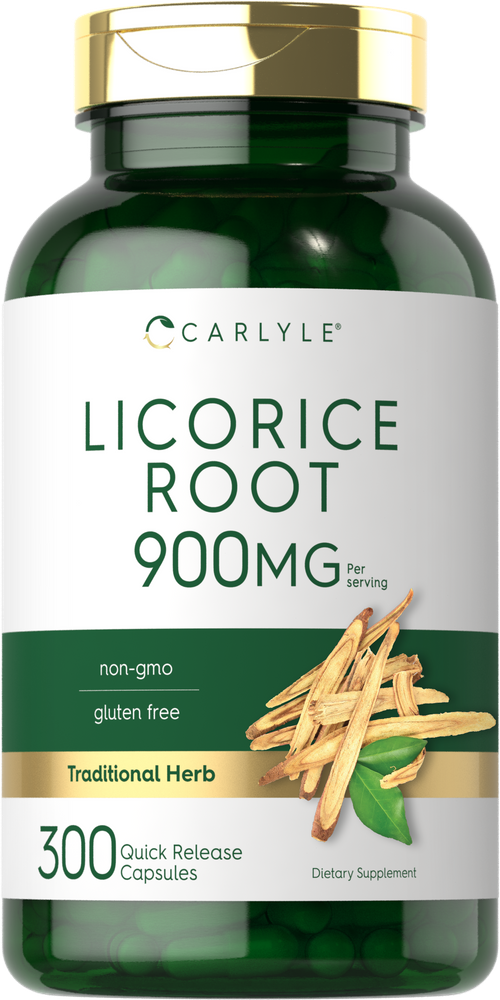 Licorice Root 900mg per serving | 300 Capsules