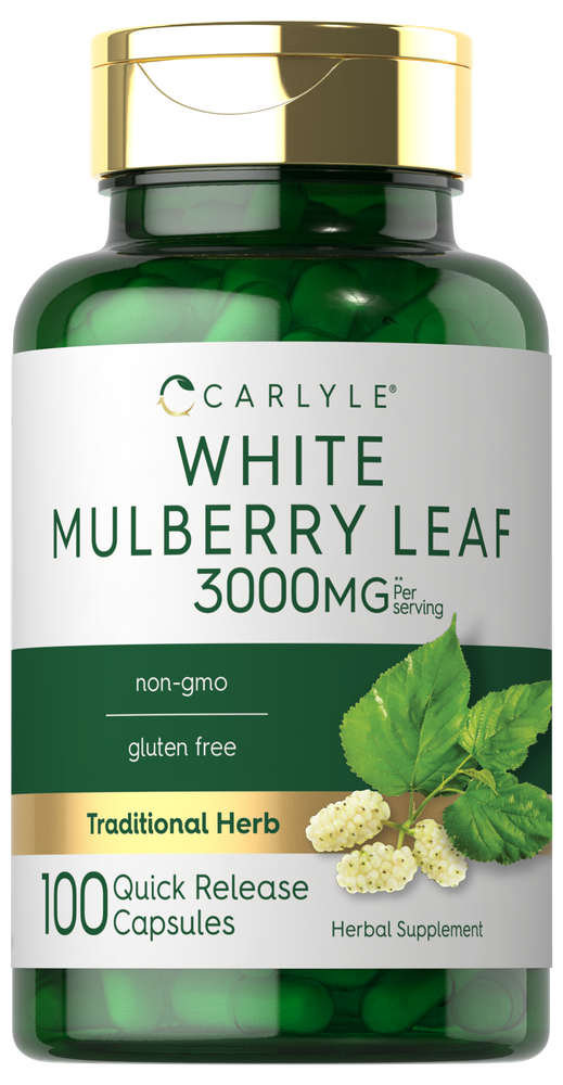 Mulberry Leaf 3000mg per serving | 100 Capsules