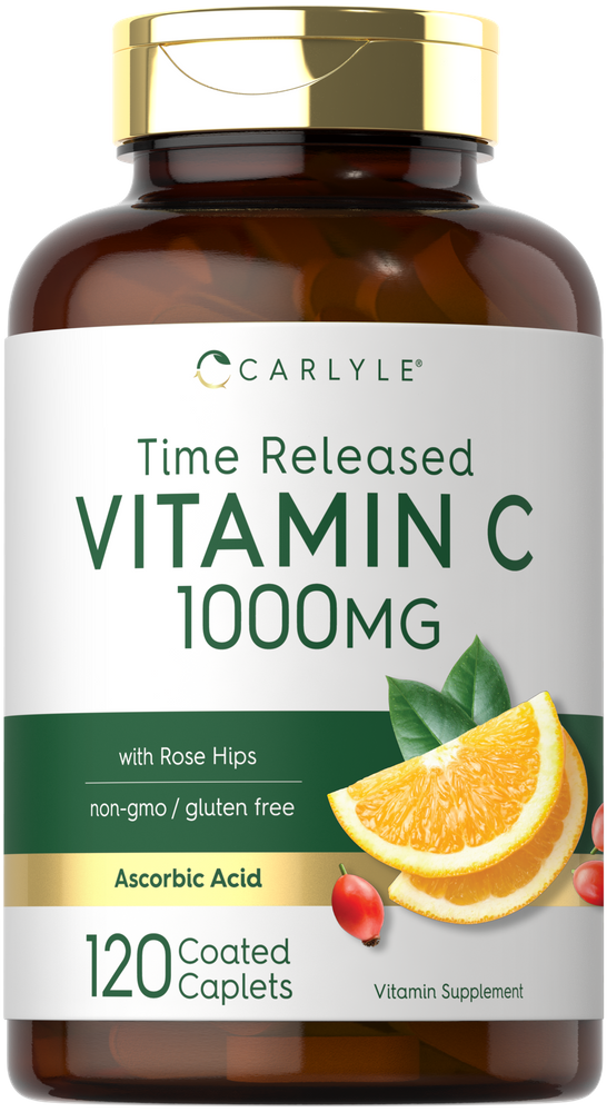 Vitamine C 1000mg avec églantier | 120 comprimés