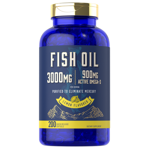 View 1 Aceite de Pescado 3000mg con Omega-3 900mg por porción | 200 Cápsulas Blandas