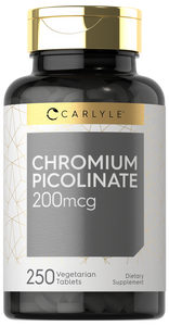 Chromium Picolinate 200mcg | 250 Tablets