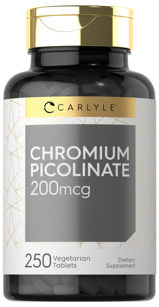 Picolinato de Cromo 200 mcg | 250 Comprimidos