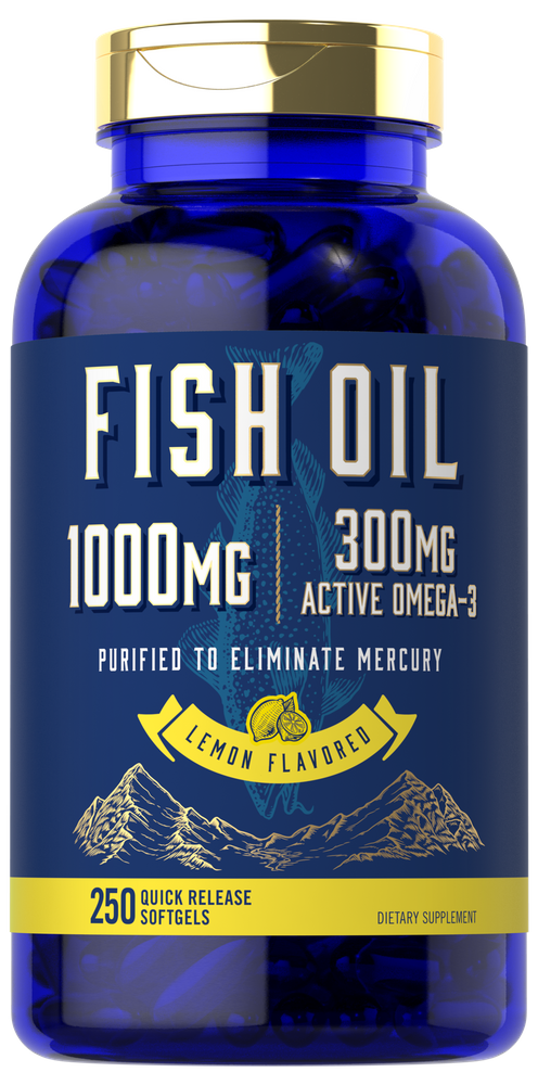 Omega-3 Fish Oil 1000 mg (300 mg Active Omega-3)