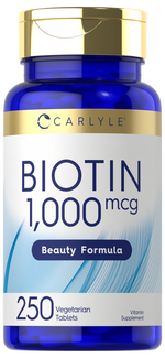 Load image into Gallery viewer, Biotin 1000mcg | 250 Vegetarian Tablets
