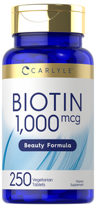 Biotin 1,000mcg | 250 Tablets