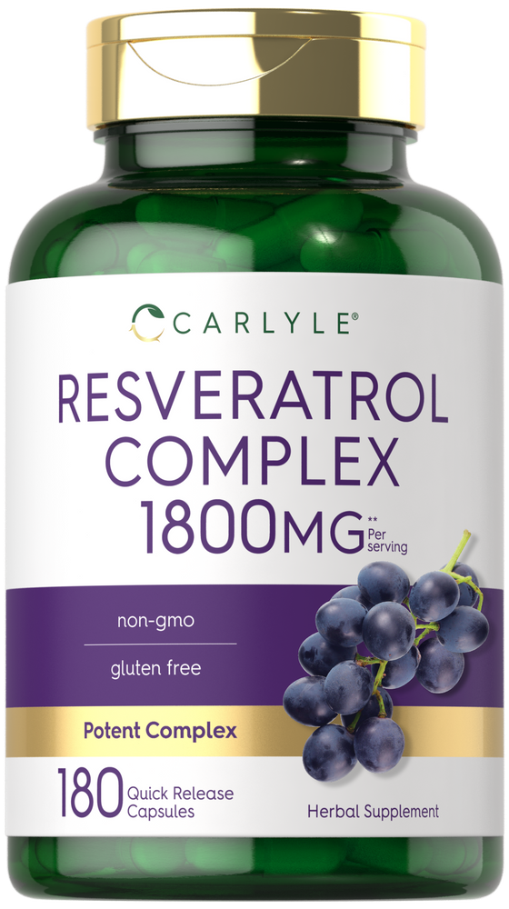 Resveratrol 1800mg por porção | 180 Cápsulas