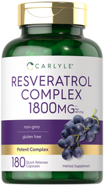 Load image into Gallery viewer, Resveratrol Supplement 1800mg | 180 Capsules
