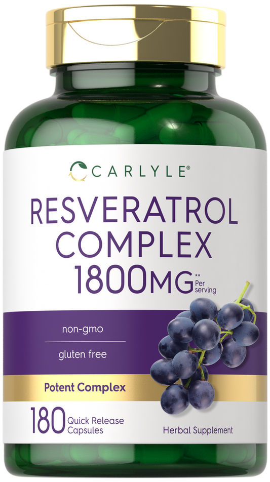 Resvératrol 1800mg par portion | 180 Gélules