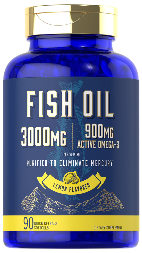 Olio di pesce 3000mg per dose | 90 Softgel