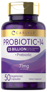Pre & Probiotics | 25 Billion CFU | 50 Capsules