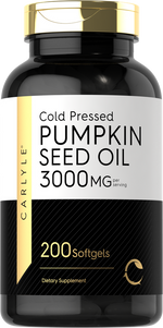 Load image into Gallery viewer, Pumpkin Seed Oil Cold Pressed 3000mg | 200 Softgels
