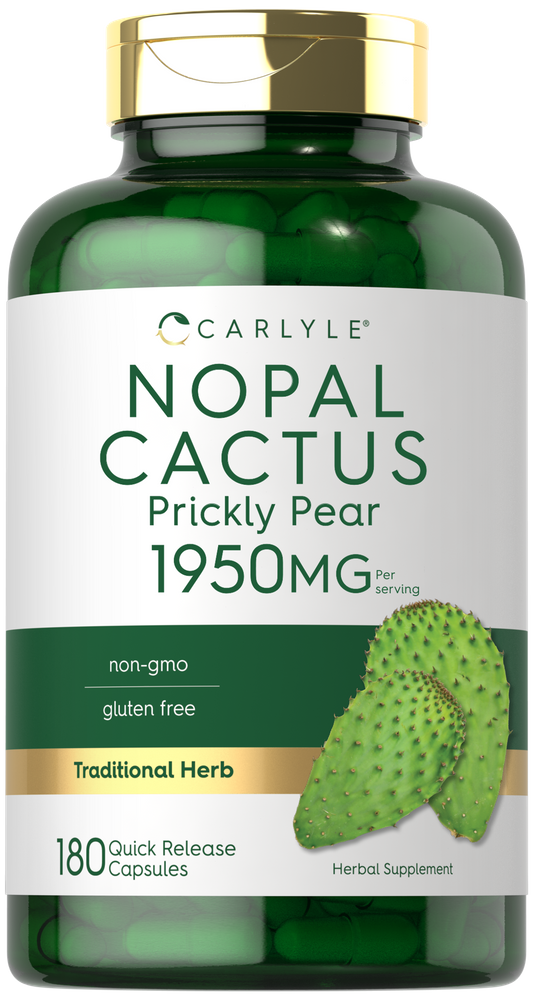 Nopal 1950mg por porción | 180 Cápsulas