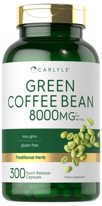 Green Coffee Bean Extract 8000mg | 300 Capsules