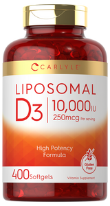 Vitamin D-3 10,000IU | 400 Liposomal Softgels