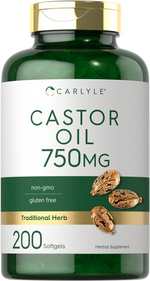 Load image into Gallery viewer, Castor Oil 750mg | 200 Softgels
