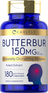 Butterbur Extract Standardized 150mg | 180 Capsules