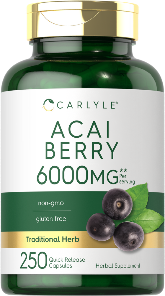 Açaí Berry 6000mg por porção | 250 Cápsulas