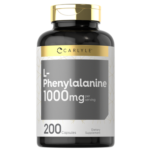 View 1 L-Phenylalanine 1000mg per serving | 200 Capsules