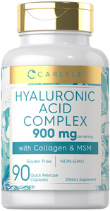 Collagen with Hyaluronic Acid 900mg | 90 Capsules