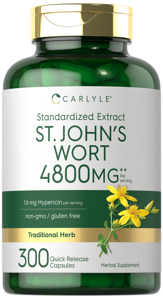 St John's Wort 4800mg per serving | 300 Capsules