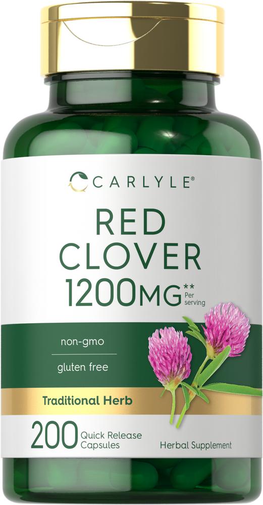 Red Clover Blossom 1200mg per serving | 200 Capsules