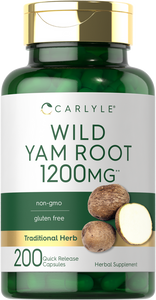 Wild Yam Root 1200mg | 200 Capsules