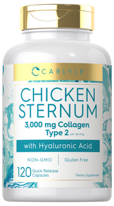 Collagen Chicken Sternum Cartilage 3000mg | 120 Capsules