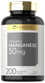 Load image into Gallery viewer, Chelated Manganese 50mg | 200 Tablets
