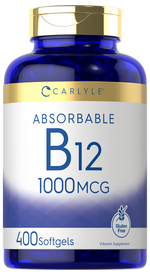 Load image into Gallery viewer, Vitamin B12 Absorbable 1000mcg | 400 Softgels
