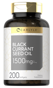 Black Currant Oil 1500mg | 200 Softgels