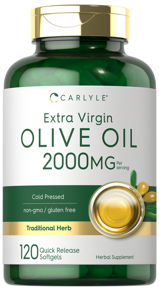 Huile d'Olive 2000mg par portion | 120 Gélules