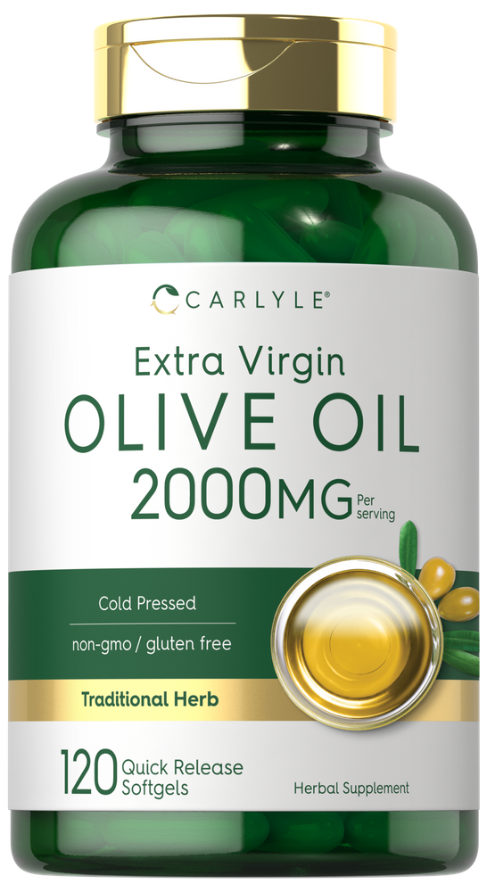 Huile d'Olive 2000mg par portion | 120 Gélules