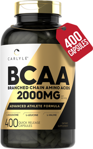 BCAA Amino Acids 2000mg  | 400 Capsules