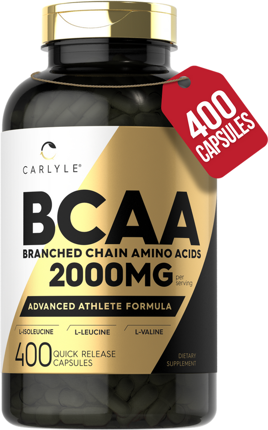 BCAA 2000mg par portion | 400 Capsules