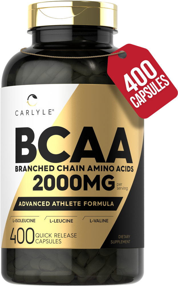 BCAA 2000mg por porción | 400 Cápsulas