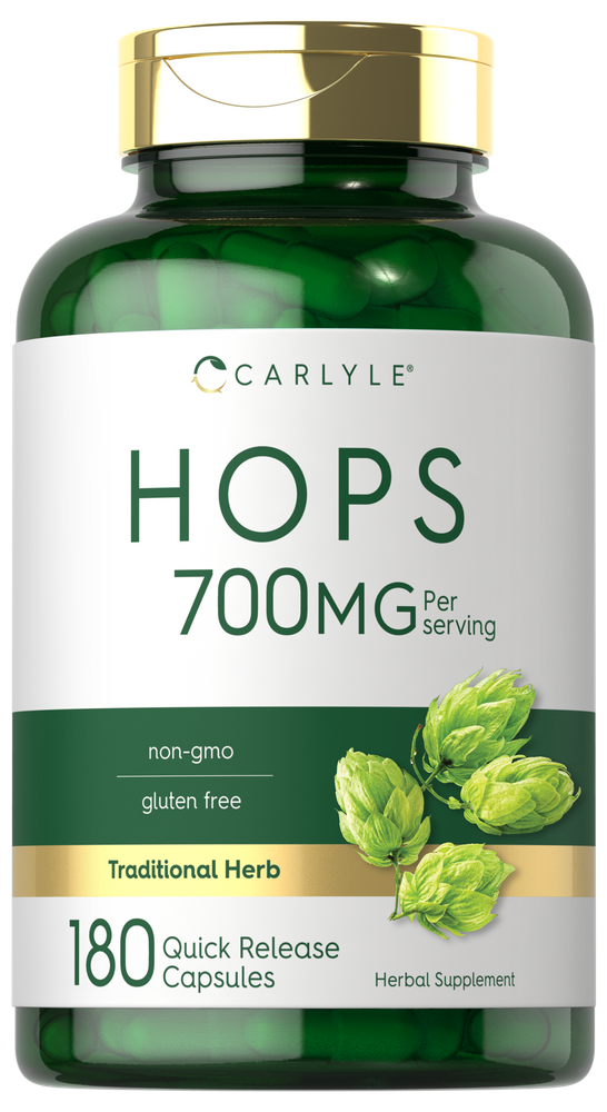 Hops Supplement 700mg | 180 Capsules