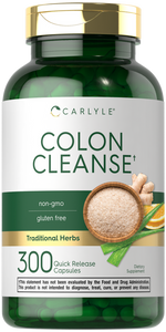 Load image into Gallery viewer, Herbal &amp; Fiber Colon Cleanse Detox | 300 Capsules
