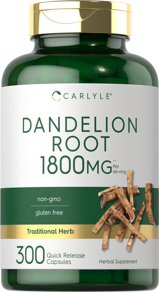 Dandelion Root 1800mg | 300 Capsules