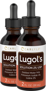 Lugols Iodine 2% | 4oz (2 x 2 fl oz Bottles)