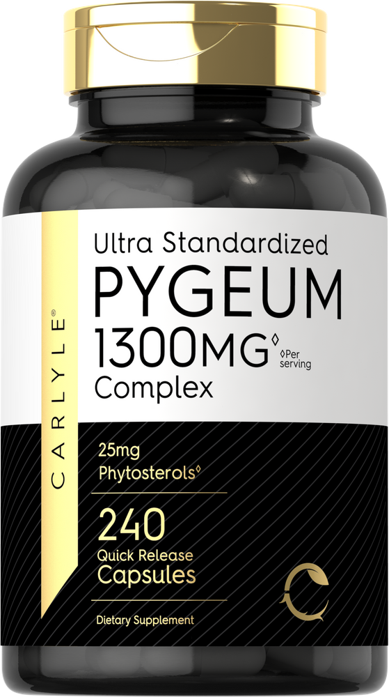 Pygeum Standardized 1300mg | 240 Capsules