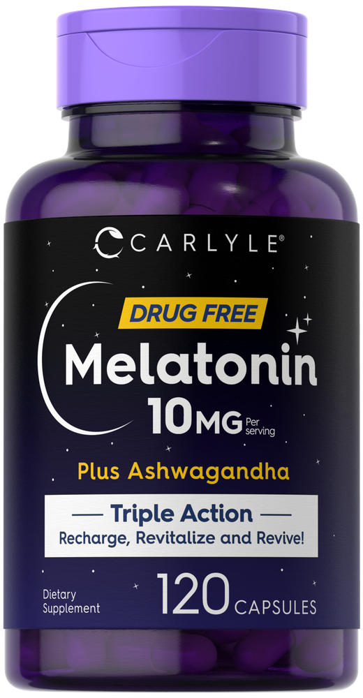 Melatonin 10mg with Ashwagandha | 120 Capsules