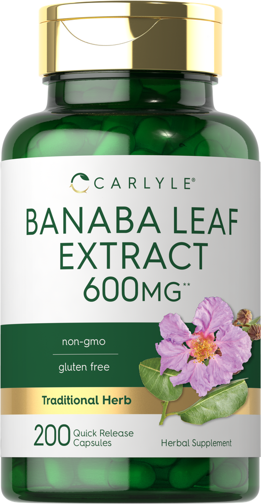 Banaba Leaf Extract  600mg | 200 Capsules