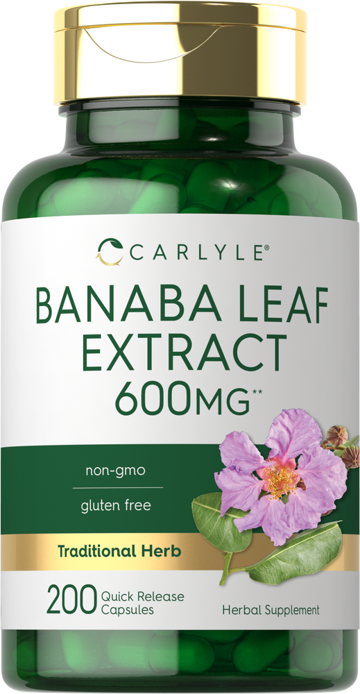 Extrato de Folha de Banaba 600mg | 200 Cápsulas